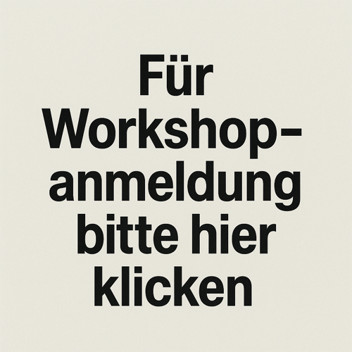 Workshopanmeldung